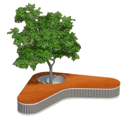 중국 Public Anti-corroption Wooden Flower Planter Decorative Pot 판매용