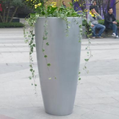 China Garden Park Fiberglass Flower Pot Modern Outdoor Public Street Te koop