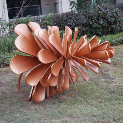 중국 Custom Outdoor Modern Country Metal Iron Stainless Steel Pine Cone Garden Sculpture Ornament 판매용