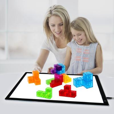 China JSKPAD 3500lux A2 ultra bright led light panel for constructive toys rectangle for sale