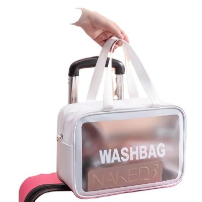 China Portable Transparent Waterproof Personal Care Lash Kit Makeup Organizer Cosmetic Bags Fashion Travel PVC for sale