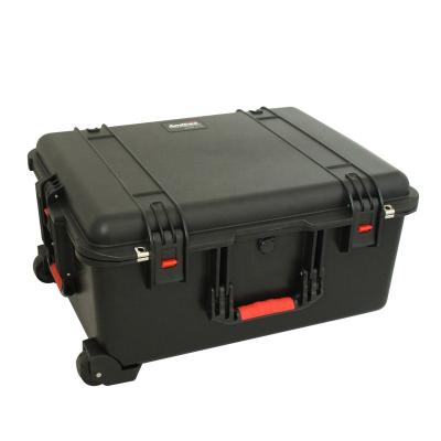 China PP-5527 Waterproof Shockproof Shockproof Professional Plastic Trolley Cases With Wheels for sale