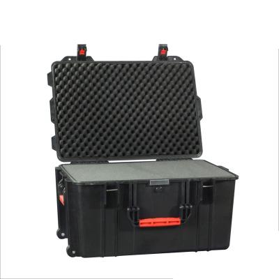 China 5729 Instrument Flight Waterproof Shockproof Dustproof Construction ABS Plastic Case With Universal Wheels for sale