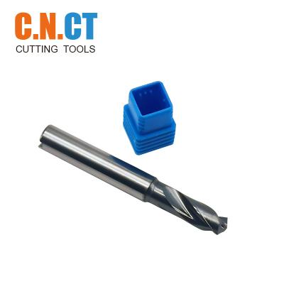 China 2 Metal Drill Bit Carbide Drill Bit Cutter Bit / 4 6 Flute Carbide Twist Carbide For Hardened Steel for sale