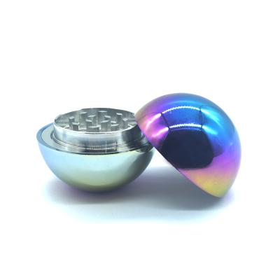 China Multicolor Shiny Zinc Alloy Grinding Herb Grinder Weed Accessories 53mm Grinder Good Quality Wholesale Tobacco Weed Smoking for sale