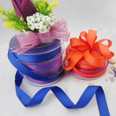 China Wholesale Rainbow Grosgrain Tape Custom Grosgrain Ribbon 100 yards per roll 20mm Width for sale