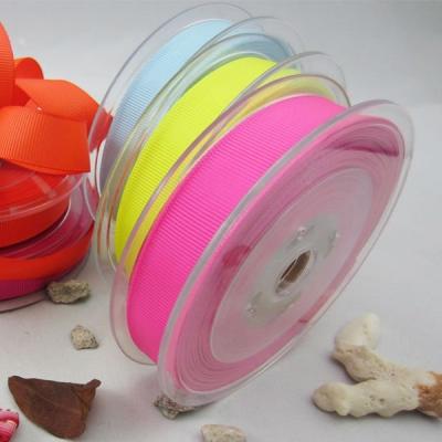 China Competitive Price Pink Color Plain Grosgrain Tape 2 Inch Grosgrain Ribbon for Gift Decorative for sale