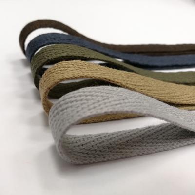 China 3/8 Inch Herringbone Ribbon Cotton Twill Webbing Tape With Custom Color for sale