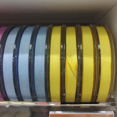 China WTH Herringbone Tape 23mm Herringbone Ribbon Red Twill Tape for sale