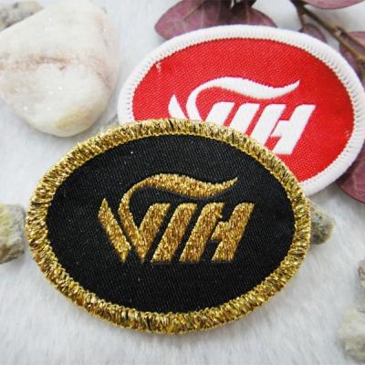 China WTH Garment Accessories Woven Label Patch Custom Woven Labels for Clothing en venta