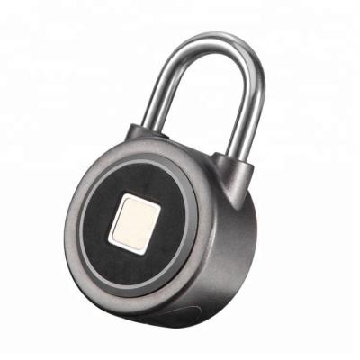 China Keep Things Safe New Waterproof Fingerprint Smart Padlock Smart Lock With Internal Battery for sale