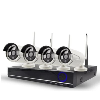 China 1mp 1.3mp 1080p wireless cctv system 4ch wifi nvr kits cctv remote control kits KIT-N3204 for sale