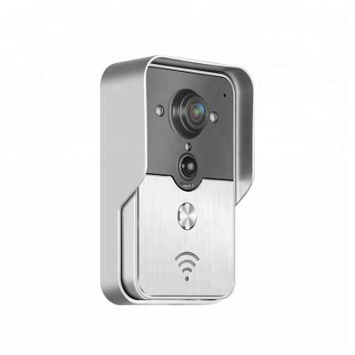 China Unlock.video Intercom Vitevision Home Security Night Vision Wireless WIFI IP Door Bell Hole Camera with PIR Detection for sale