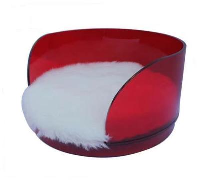 China Factory Outlet Wholesale Hot Selling Breathable Cheap Acrylic Dog Or Pet Round Bed With High Quality for sale