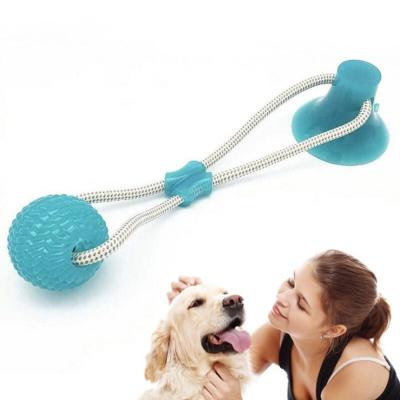 China Viable Dog Chew Toys, Interactive String Toys with Suction Cup for Teeth Cleaning, Multifunctional Interactive Dog Conflict Toy for sale