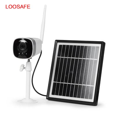 China Waterproof / LOOSAFE Solar IP Camara Outdoor Wifi Powered Camera Waterproof 2MP Security Waterproof Wireless for sale