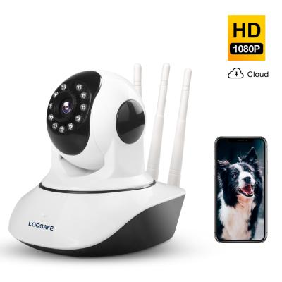 China PAN-TILT HD 1080P Camera IP Wifi Smart Home P2P Wifi Cam IP CCTV Wireless Camera Loosafe for sale