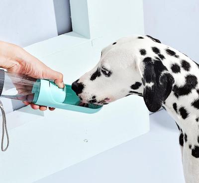 China Sustainable New Design For Dogs Travel Pet Cat Dog Drinking Water Bottle Outdoor Portable Driver Small Size for sale