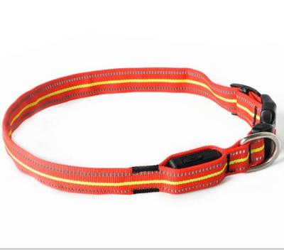 China Light up China new design fashing light dog walk outside on night usb led whole dog collar from dog collar factory for sale