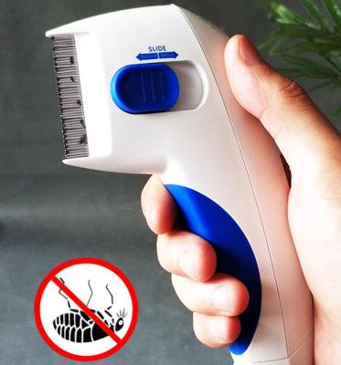 China Electronic Lice Comb Flea Lice Remover Comb Dog Flea Cleaning Brush Viable Electric Dog Comb Anti Flea Lice Comb for sale