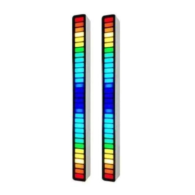 China H1-43 Modern Car Computer RGB Sound Light, Music Level Light, Headphone Stand Led Rhythm Lamp Strip Atmosphere Light for sale