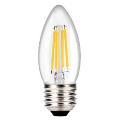 China Residential 2W 4W 6W Led Filament Bulb E27 E26 Vintage Glass Edison Dimmable C35J LED Light Bulb for sale