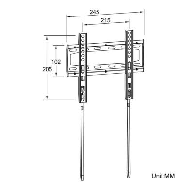 China Steel Bracket Wall Mount TV Mount / Bracket TV Mount / Bracket Led TV for sale