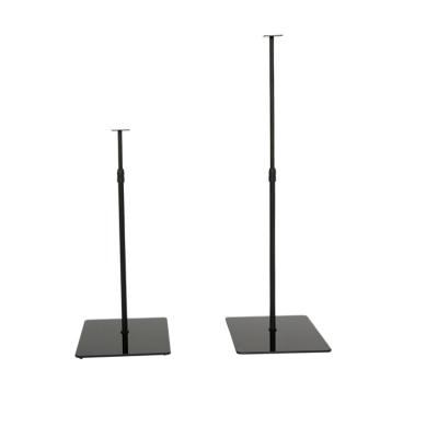 China Speaker Floor Stand Height Adjustable Low Glass Speaker Floor Stand Musical Instruments for sale