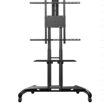 China Led LCD Plasma TV Mount TV Cart Mobile With Wheels For 32-70