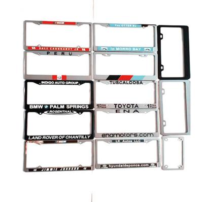 China custom auto number plate frame holder for sale