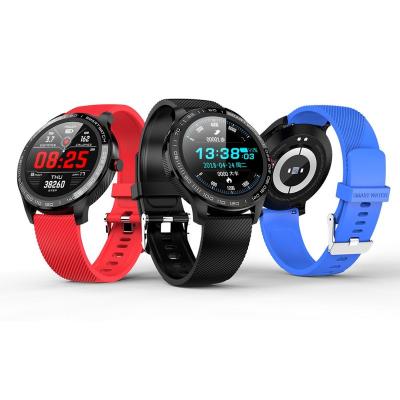 China Heart rate ECG PPG blood touch screen smart watch L9 cheap dynamic touch screen full waterproof pressure smartwatch with 300MAH battery for sale