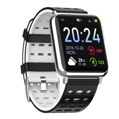 China Touch Screen PPG ECG V5 Smart Watch with ecg electrocardiograph display holter heart rate monitor blood for sale