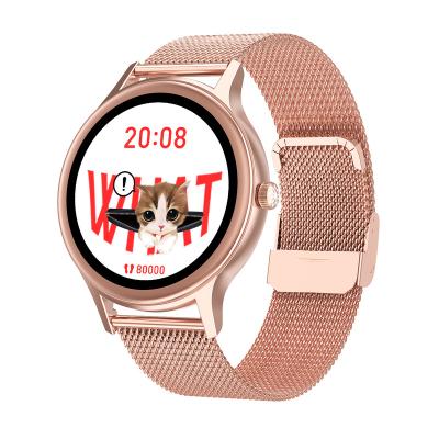 China Touch Screen Yinsung DT66 Women Smart Watch Customize Dial Steps Sleep Monitoring Heart Rate Blood Pressure Blood Oxygen Multi-sports Modes for sale