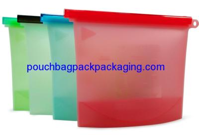 China Reusable Silicone Food Storage Bag Food Grade Vegetable Storage Bag for sale