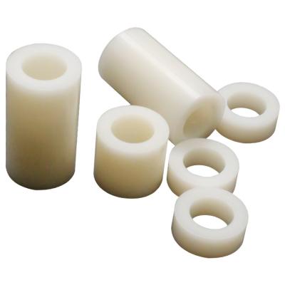 China Round Hollow9-5X18 ABS Plastic Isolation Panel Isolation Panel Column Standoff White Spacer Plastic Nylon Column for sale