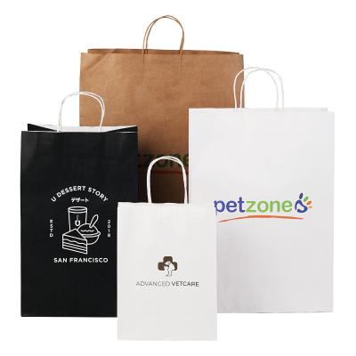 China Recyclable High Quality Kraft Paper Bags Packaging Eco Friendly Paper Bags Kraft Paper Packaging Shopping Bag for sale