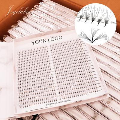 China OEM 0.05mm Rod Cosmetic Premade Fan Eyelash Fans Premade Eyelash Fans 0.07mm Volume Short Your Name Fake Eyelash for sale