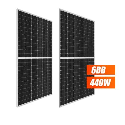 China Half Cells 455W 144cell Products Solar Power System Silicone Monocrystalline Solar Module Roof Top Vertical Solar Panel 450w for sale