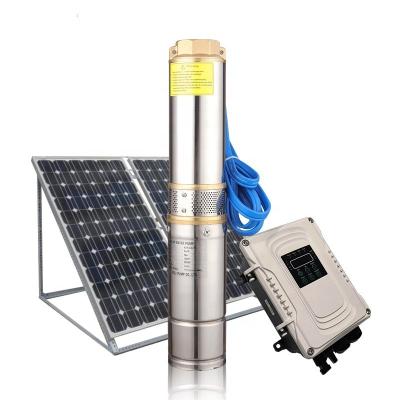 China Solar Irrigation Agriculture 2Hp Water Well Pumps Bomba Agua Solar Water Motor Plastic Gasoline Full Set Price Waterwheel Solar Splendor for sale