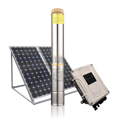 China 24volt DC Pump Solar Drinking Water Treatment Solar Motor Borehole Deep Well Water Pump System for sale