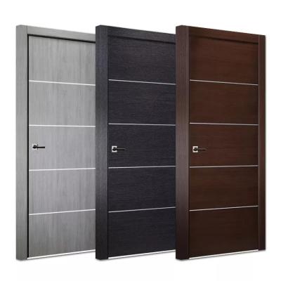 China Waterproof Professional High End Team Customization Luxurious Interior Room Wood Doors for sale