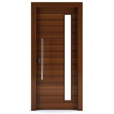 China New Arrival Modern Manual Bathroom Swing Door Frosted Glass Swing Door Villa Interior Door Opener for sale