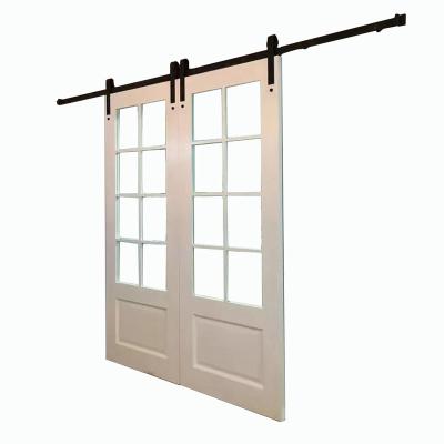 China Waterproof High End Custom Soundproofing Sliding Track Kit Barn Doors for sale