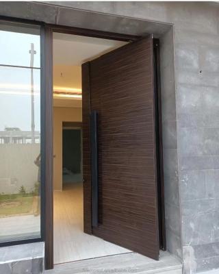 China 2022 hot sale luxury design main entrance door pivot door waterproof design for sale