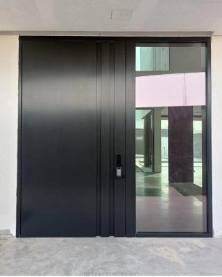 China House Front Pivot Door Designs Exterior Waterproof Security Manufacturer China Steel Door for sale