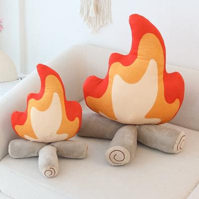 China Creative Cute Fun Plush Cartoon Toys Stuffed Animal Fire Shaped Stuffed Toy Simulation Torch Plush Pillow for sale