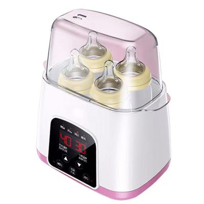 China Automatic Intelligent PP LED Thermostat Milk Bottle Heater Baby Bottle Warmer Sterilizer Disinfection 2 IN 1 Milk Sterilizer for sale