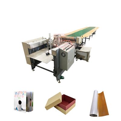 China Fei Da Shops Paper Feeding And Gluing Machine Automatic Paper Feeding And Gluing Machine Gift Box Book Cover Uniform Gluing Machine for sale