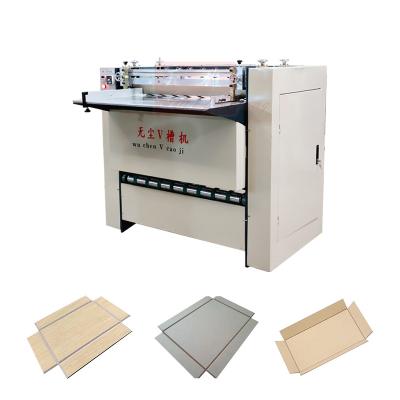 China Automatic Cardboard Slotting Machine for Chipboard V-Notching Machine for Cardboard Corrugated Paper Slotting Machine for sale