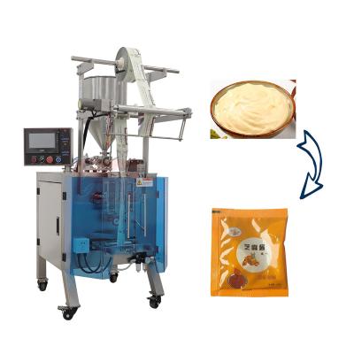 China Automatic Food Sesame Sauce Packaging Machine Small Bag Liquid Sauce Filling Machine for sale